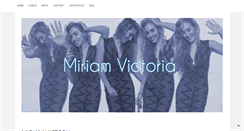 Desktop Screenshot of miriamvictoria.com
